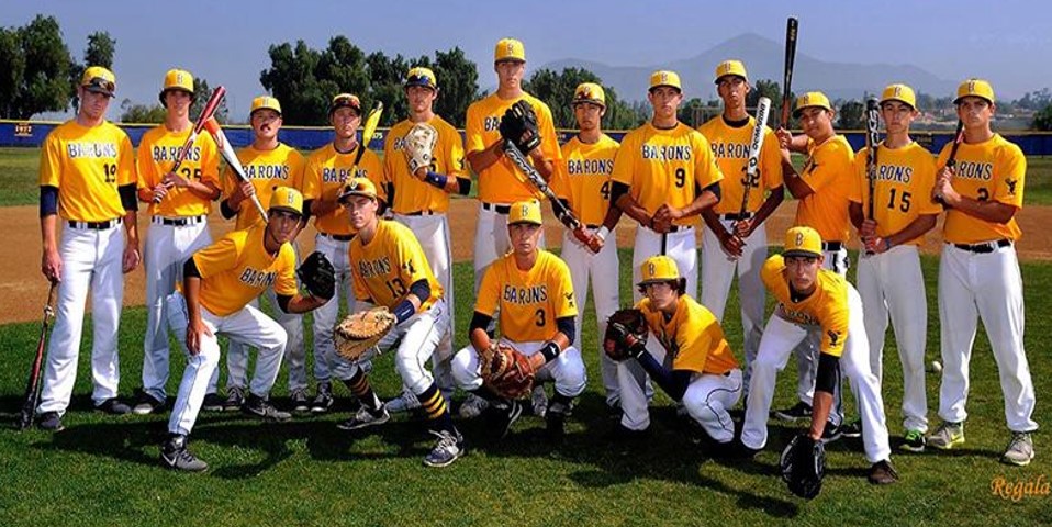 2015 BVH Baseball Team Picture