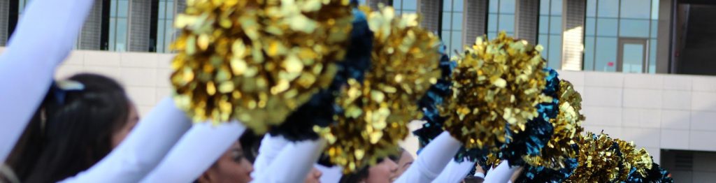 2016 Cheerleaders at a home varsity football game (southwestern College)