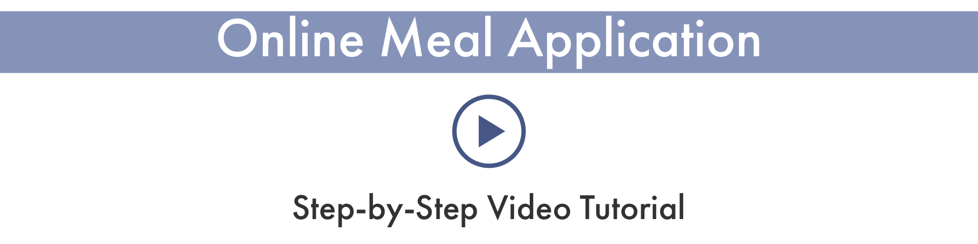 online meal app tutorial
